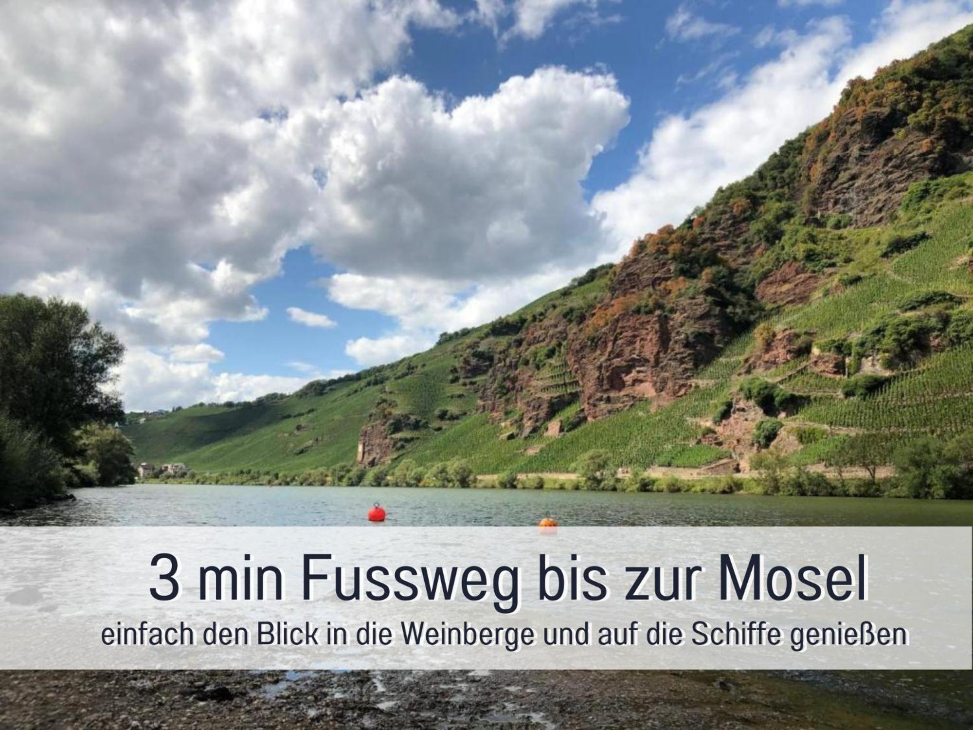 Ferienhaus Schwaab-Scherr, Genau Zwischen Bernkastel-Kues Und Traben-Trarbach, Mit Kostenlosem Oepnv-Ticket Fuer Bus Und Bahn, Parkplaetzen, Fahrradgarage Und Vielen Tipps Erden Zewnętrze zdjęcie